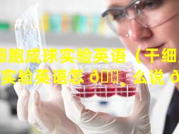 干细胞成球实验英语（干细胞成球实验英语怎 🌸 么说 🐈 ）
